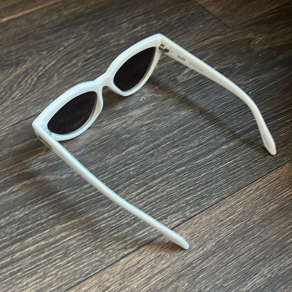Quay Australia White Cat-Eye Sunglasses - Picture 3 of 4